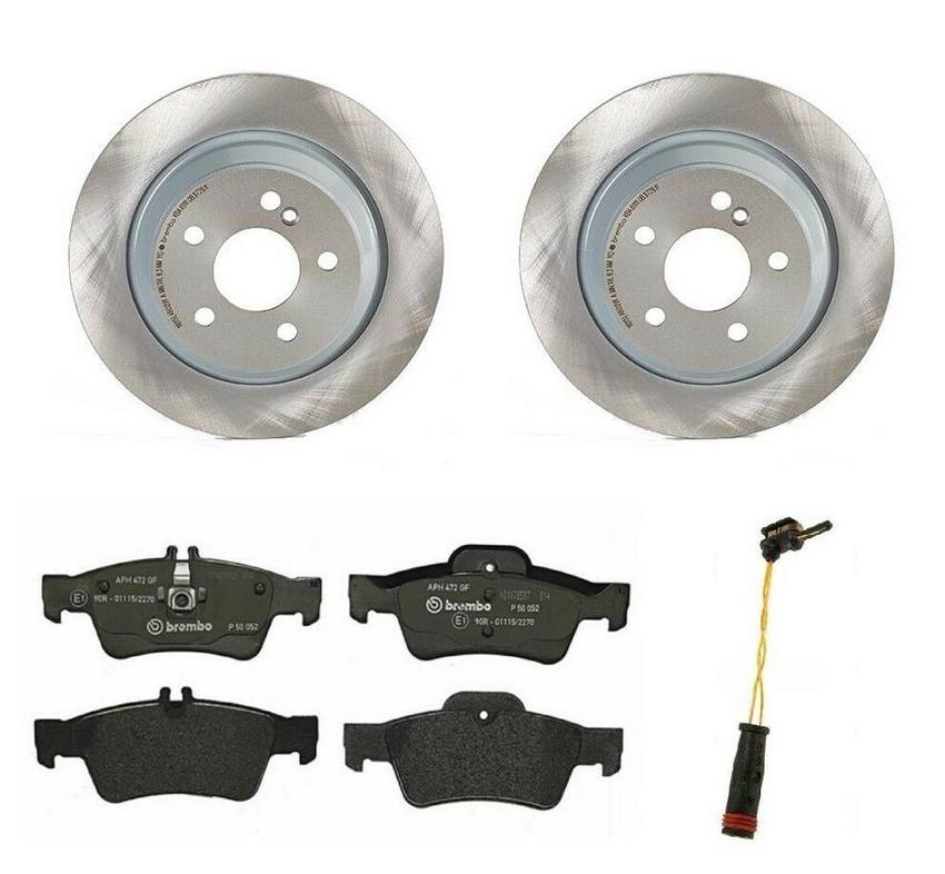 Brembo Brakes Kit - Pads and Rotors Rear (300mm) (Low-Met)